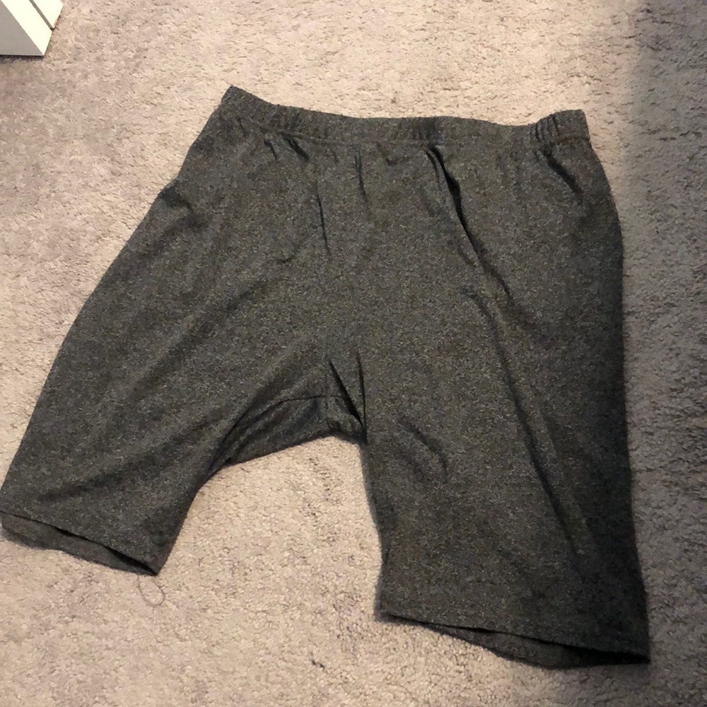 Grey Biker Shorts